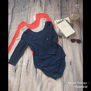 Bundle of 3 Gap Bodysuits Sz L